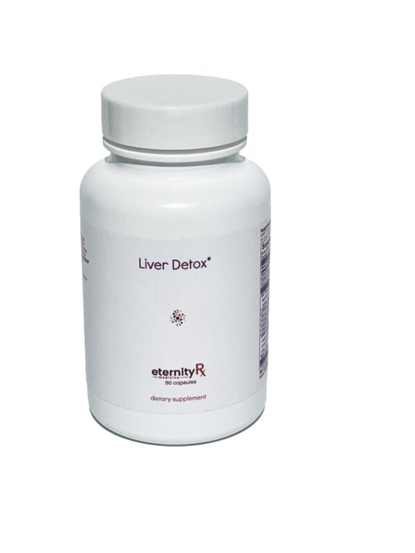 Frasco Detox Hepático Eternity Medicine 60 cápsulas