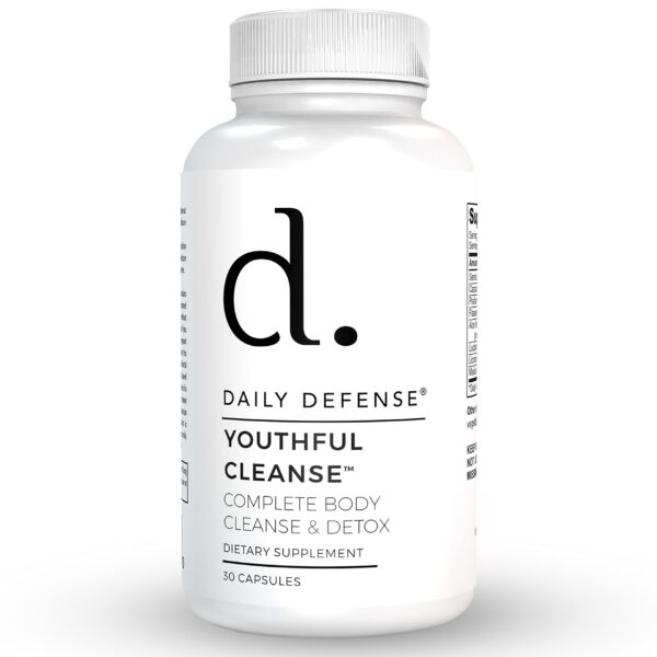 Suplementos de limpieza de colon detox Daily Defense para estreñimiento