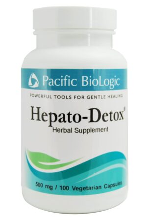 Frasco Pacific BioLogic Hepato-Detox 500 mg 100 cápsulas