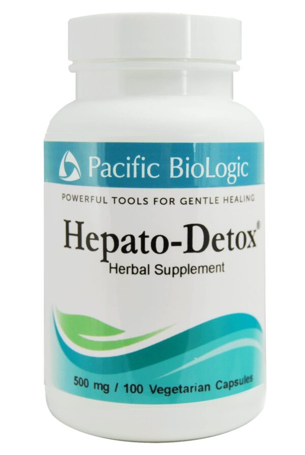 Frasco Pacific BioLogic Hepato-Detox 500 mg 100 cápsulas