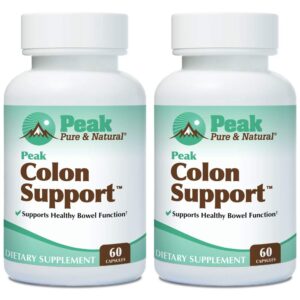 Suplemento Peak soporte colon detox 60 cápsulas pack 2