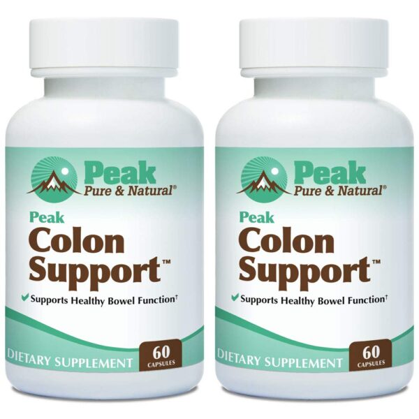 Suplemento Peak soporte colon detox 60 cápsulas pack 2