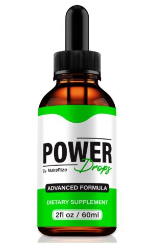 Botella de NutraRize Power Drops gotas energía y resistencia