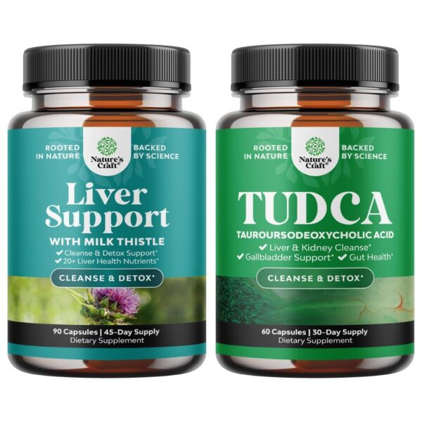 Frontal del producto Natures Craft Liver Cleanse