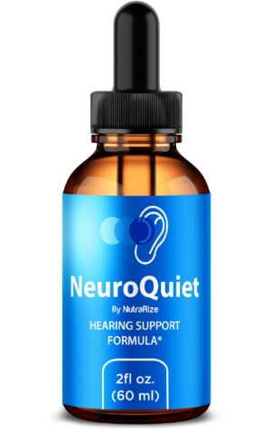 Botella gotas NeuroQuiet apoyo auditivo NutraRize