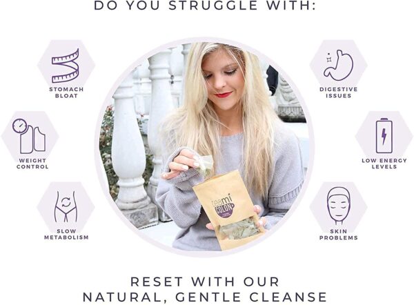 Teami té detox hojas de té y caja