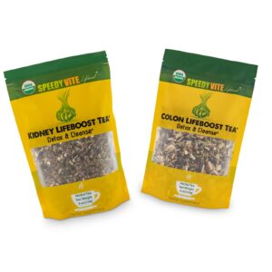 Caja de tés detox para riñón y colon SpeedyVite