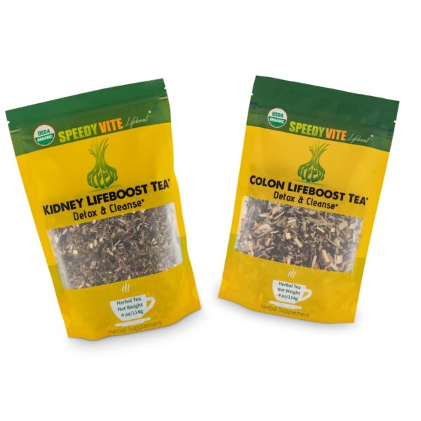 Caja de tés detox para riñón y colon SpeedyVite