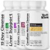 Paquete Youth & Tonic 4X detox limpieza corporal 180 tabletas