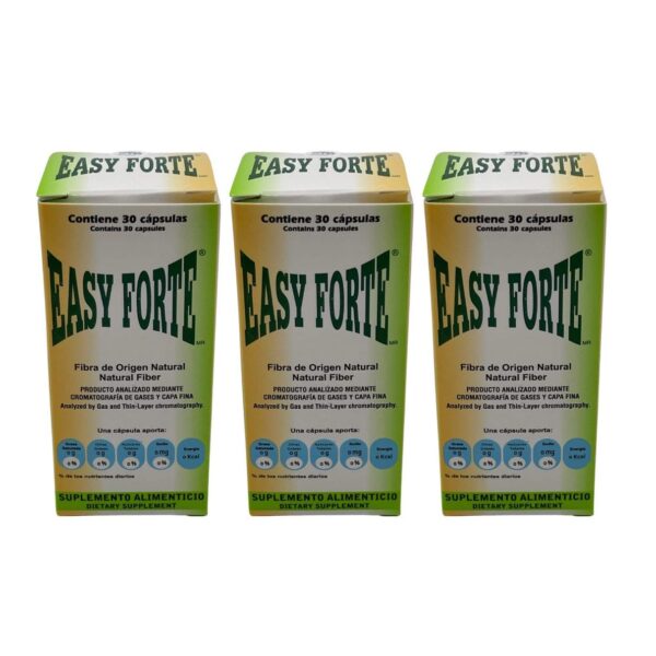 Easy Forte suplemento natural para bajar de peso 3 cajas