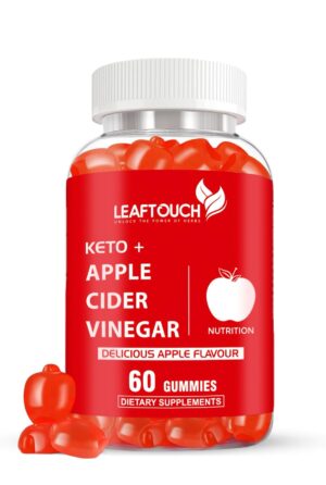 Gomitas de vinagre de sidra de manzana LEAFTOUCH sin gluten Gomitas de vinagre de sidra de manzana LEAFTOUCH sin gluten