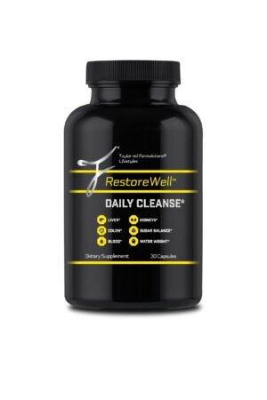 RestoreWell Daily Cleanse suplemento limpieza corporal 30 unidades