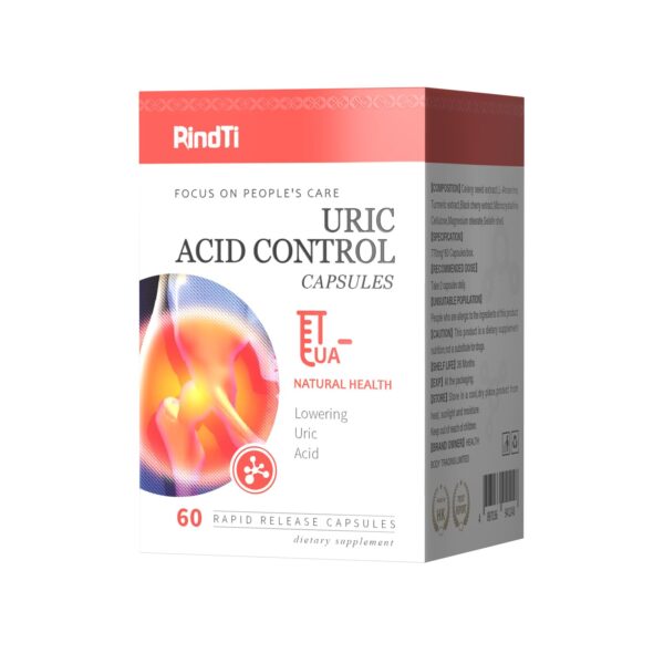 Control ácido úrico con suplemento Urcinol 60 cápsulas