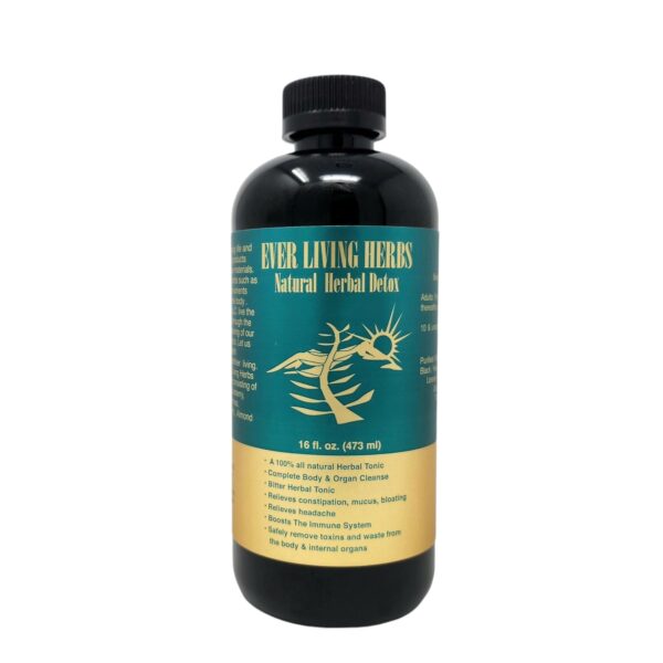 Ever Living Herbs Detox herbal natural botella 16 oz