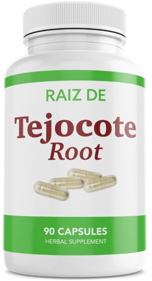 Raíz de Tejocote suplemento herbal cápsulas para detox y pérdida de peso