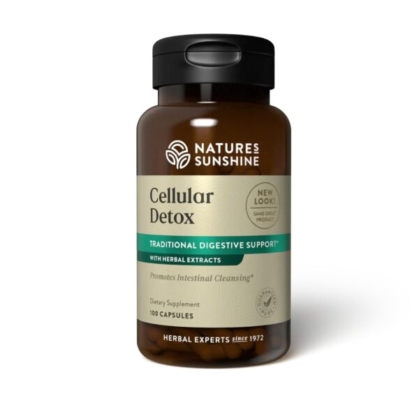 Nature's Sunshine Cellular Detox suplemento digestivo natural 100 cápsulas Nature's Sunshine Cellular Detox suplemento digestivo natural 100 cápsulas
