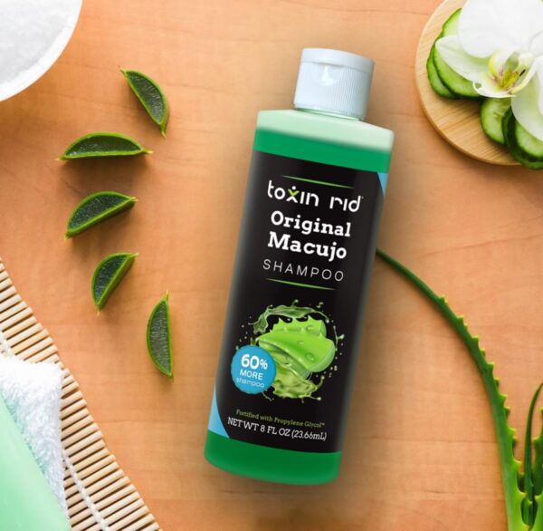 Toxin Rid champú detox capilar muestra lateral