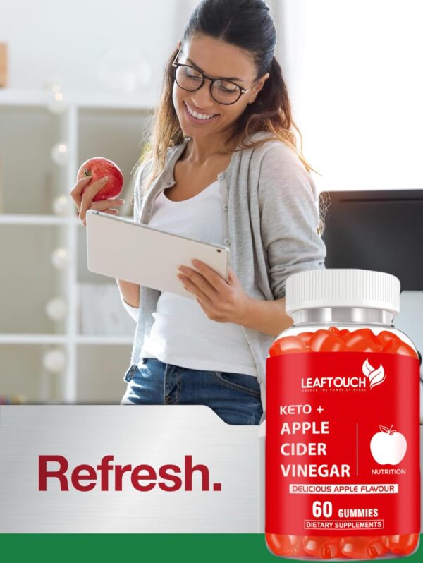 Gomitas individuales vinagre sidra de manzana ACV LEAFTOUCH