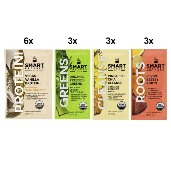 Jugo frío prensado con remolacha y piña con chía