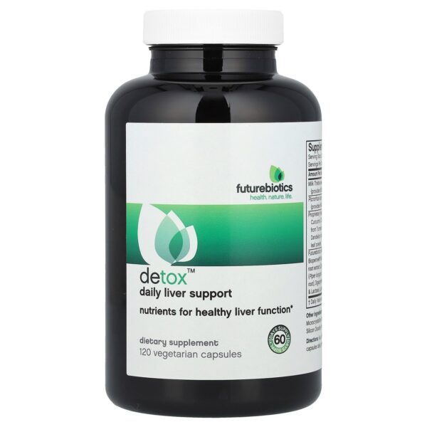 Futurebiotics Detox soporte hepático 120 cápsulas vegetales