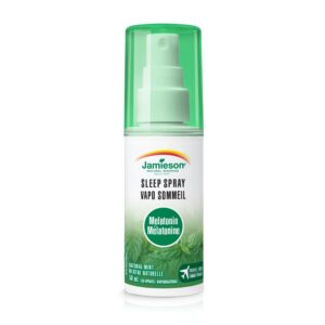 Frasco Jamieson spray melatonina sabor menta 58ml