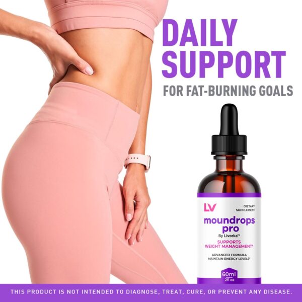 Fórmula avanzada Moundrops Pro para niveles de energía y fitness