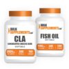 Combo BulkSupplements CLA y aceite de pescado softgels