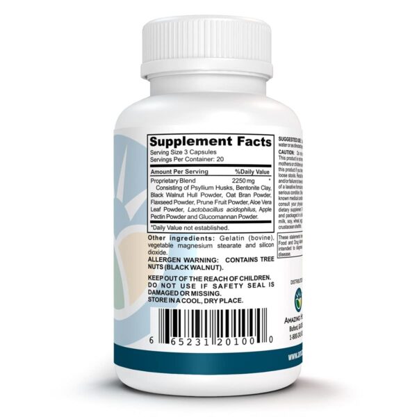 Suplemento para detox colon y mejorar digestión con moringa