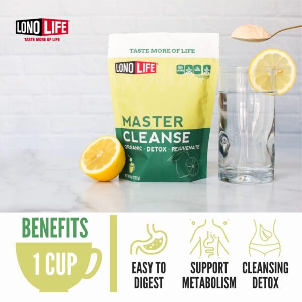 Polvo detox Master Cleanse para limpieza digestiva