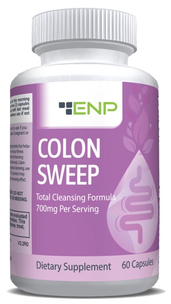 Frasco de ENP Colon Sweep 60 cápsulas