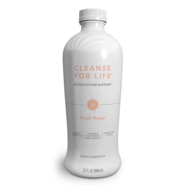 Isagenix Cleanse for Life bebida detox durazno mango 32 oz