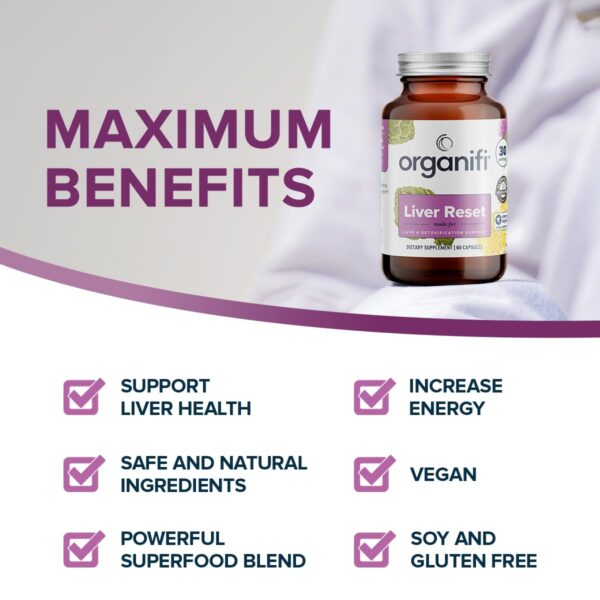 Apoyo a producción de bilis y energía celular con Liver Reset