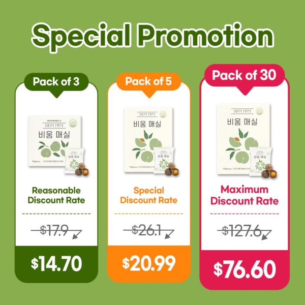 Ciruelas envueltas individualmente Bium para estreñimiento