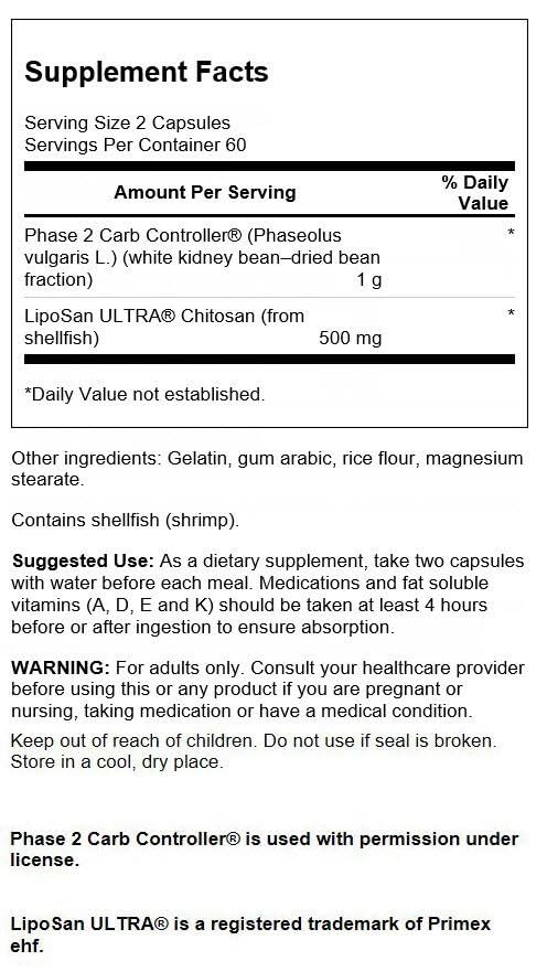 Etiqueta Swanson Diet Duo con Frijol Blanco