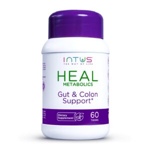 botella Intus Heal suplemento ayurvedico salud intestinal