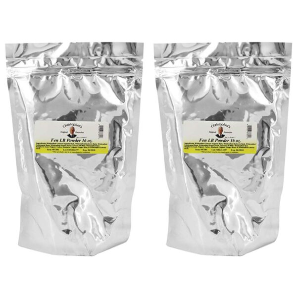 Polvo Fen LB Christopher's Original Formulas limpieza natural colon