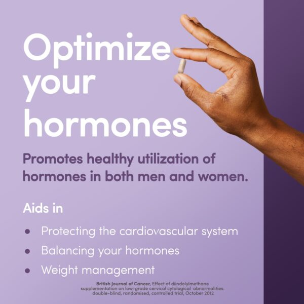 Cápsulas suplemento LowTE Florida DIM para equilibrio hormonal y detox