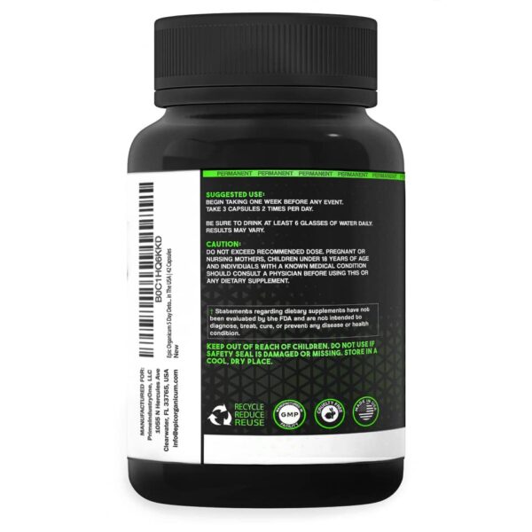 Epic Organicum cápsulas detox limpieza profunda colon