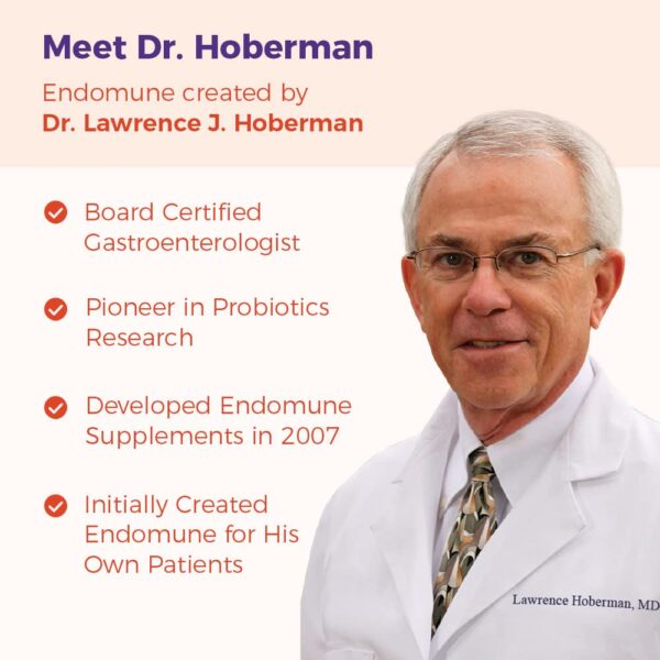 Endomune suplemento natural cápsulas 120 unidades detalle etiqueta