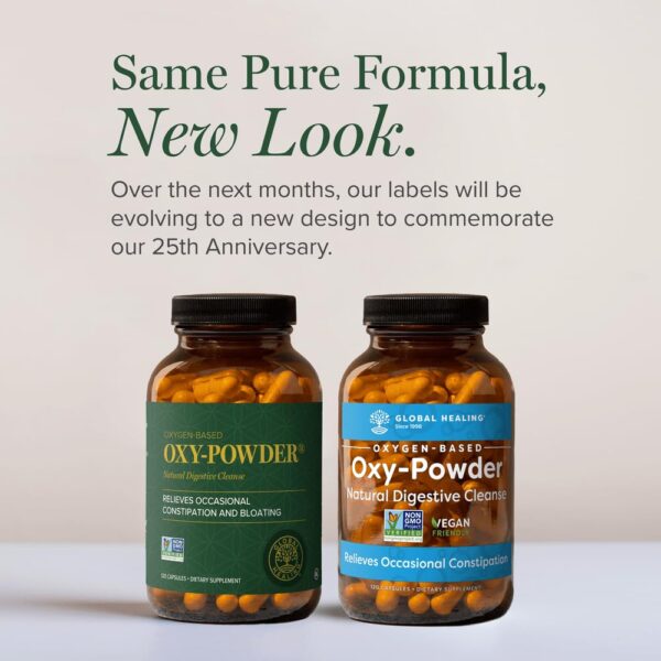 Suplemento Oxy-Powder para limpieza suave y natural del colon