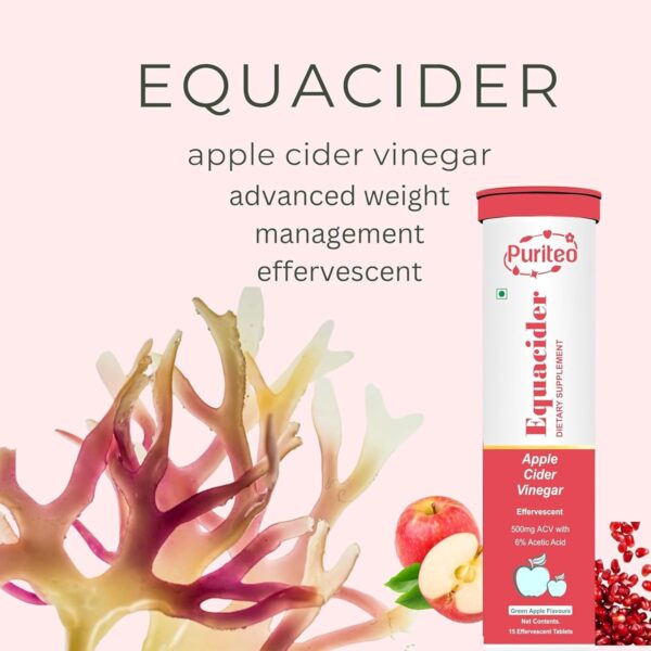 detalles puriteo equacider pastillas vinagre manzana suplemento