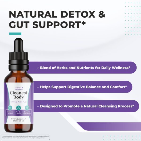 Detalle del gotero para dosis del suplemento Cleanest Body