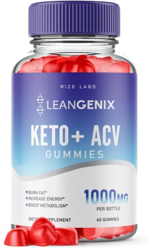 Leangenix Keto ACV gomitas frasco 60 unidades suplemento peso