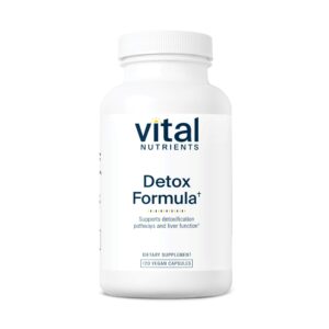 Vital Nutrients cápsulas detox hígado antioxidante vegano