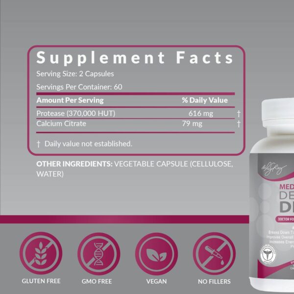 Suplemento sistémico enzimático para detox diario Dr. Liz Cruz