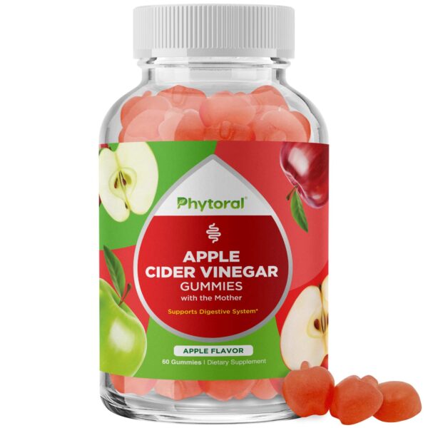 Phytoral gomitas vinagre de manzana soporte inmunológico salud intestinal