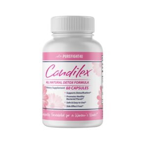 Frasco PureFight4U Candilex suplemento detox natural para mujer