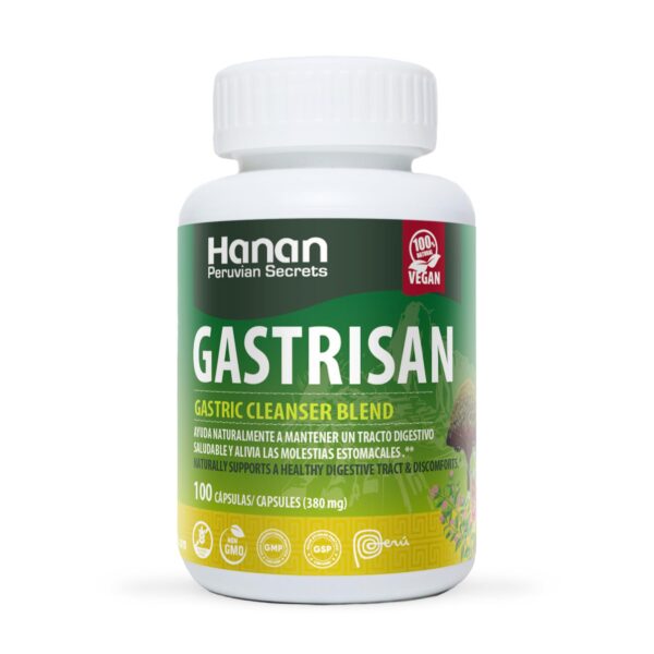 Frasco Gastrisan Gastric Cleanser Blend 100 cápsulas