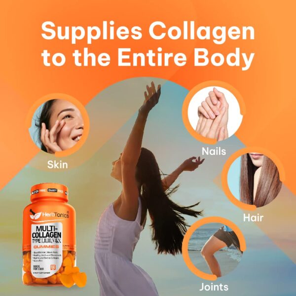 Gomitas Herbtonics sin azúcar multi colágeno con biotina