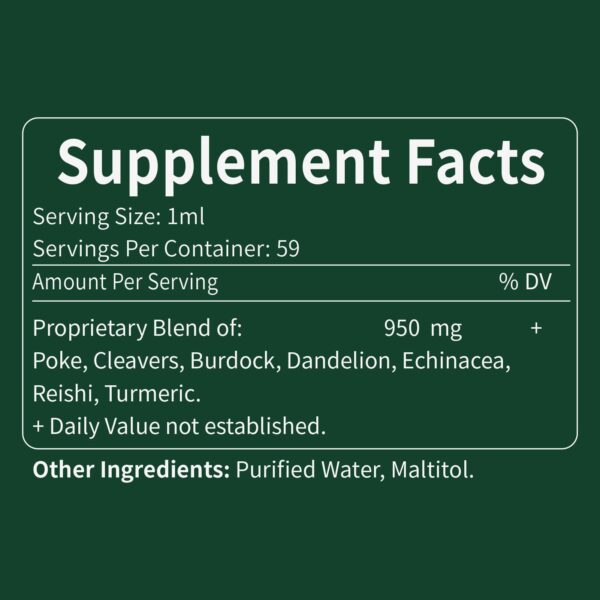 Verdeherb Poke extracto para salud linfática e inmunidad